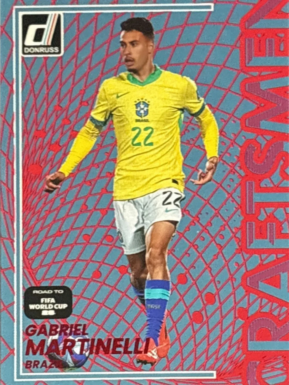 Panini Soccer Trading Card - Brazil Gabriel Martinelli